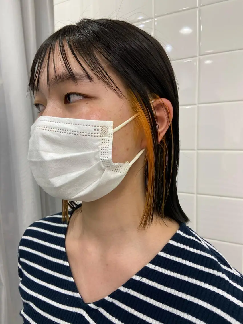 ミディアム ヘアカラー トリートメント 宮前 俊平のヘアスタイル