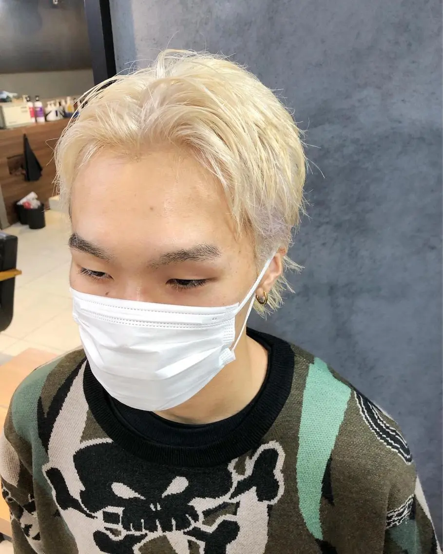 カラー ヘアアレンジ メンズ メンズブリーチ ブリーチ 抜きっぱなしブロンド ブロンド カット ヘアカラー トリートメント ヘアセット メンズ特化✂️栗原 侑也のヘアスタイル