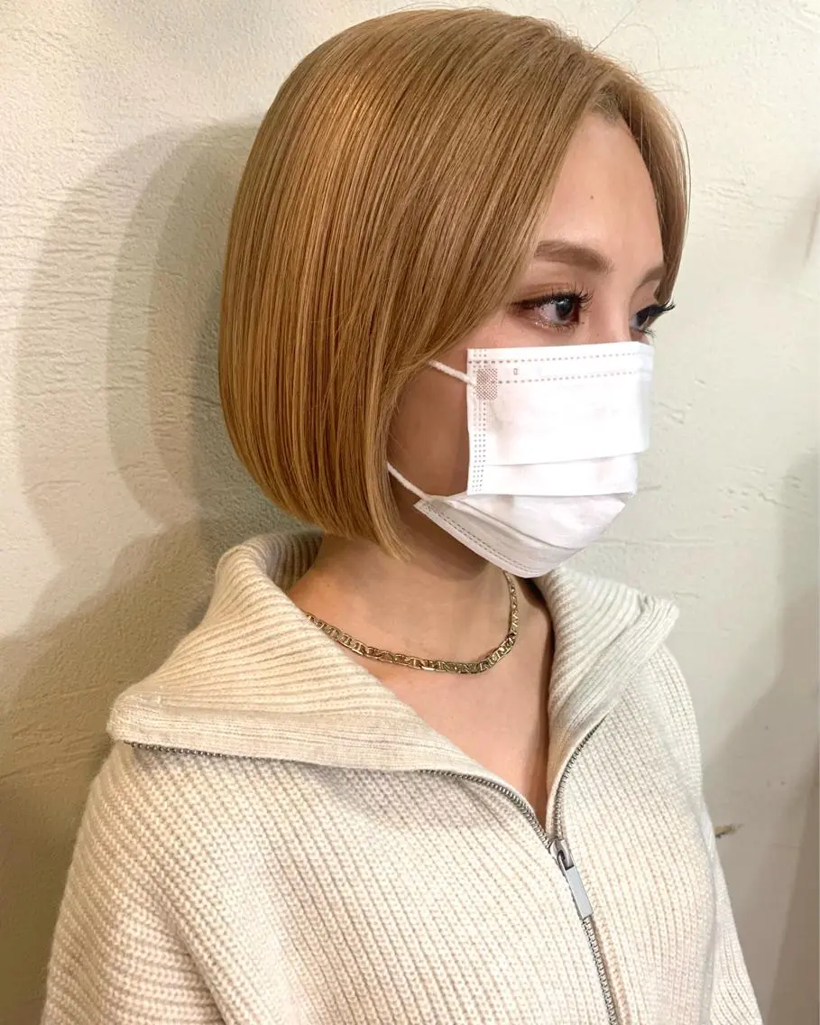 ショート ボブ ボブ/顔まわりカット 💫大澤奈緒美のヘアスタイル
