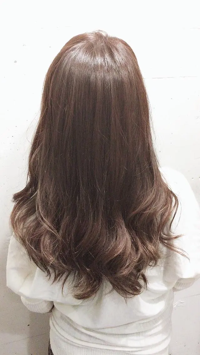 ロング ロング 園田 理沙のヘアスタイル