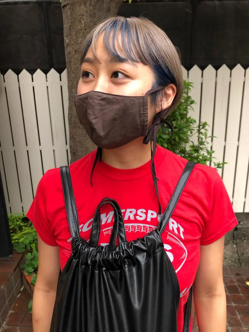 ショート カラー eri kinjoのヘアスタイル