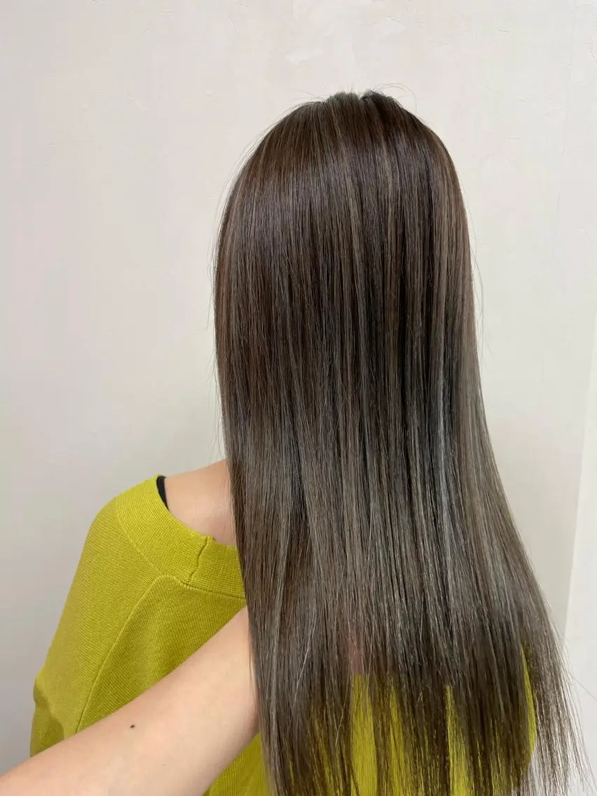 ロング カラー ヘアカラー トリートメント コレットヘアー 田中アヤノのヘアスタイル