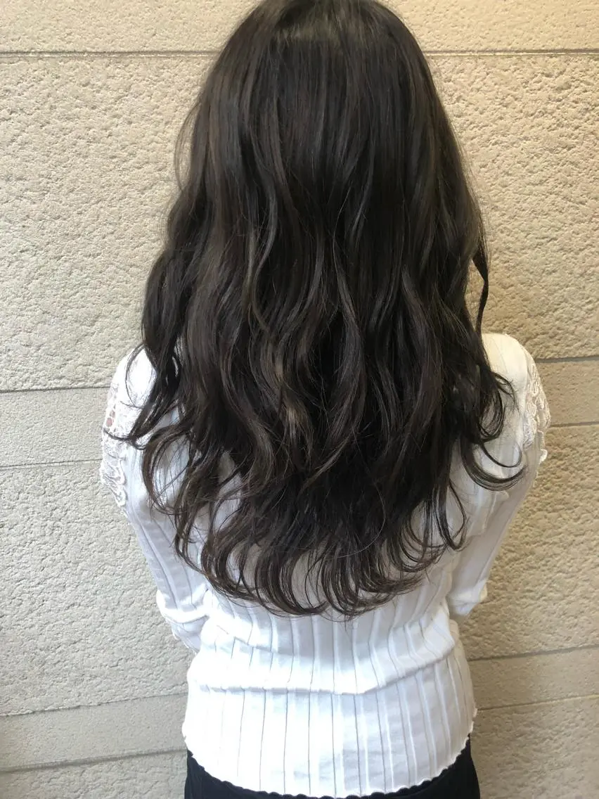 セミロング カラー ヘアアレンジ レイヤー/エクステ alpha下妻のヘアスタイル