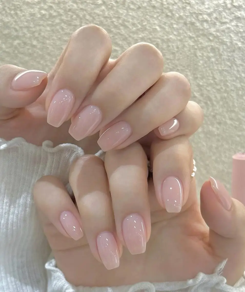 ネイル メンズ メンズ韓国風 オーロラネイル チークネイル 長さ出し フレンチネイル ハンドネイル NEW NAIL💞 Ka  Kaのネイルデザイン
