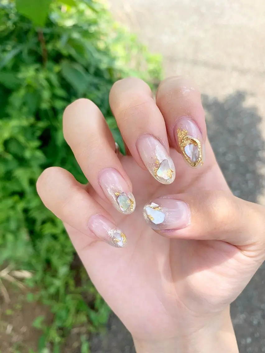 ネイル ニュアンスネイル diar blue 湘南台店のネイルデザイン