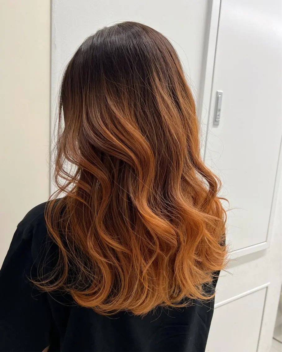 ロング カット ヘアカラー トリートメント 【公式】amble luxe池袋東口🩷のヘアスタイル