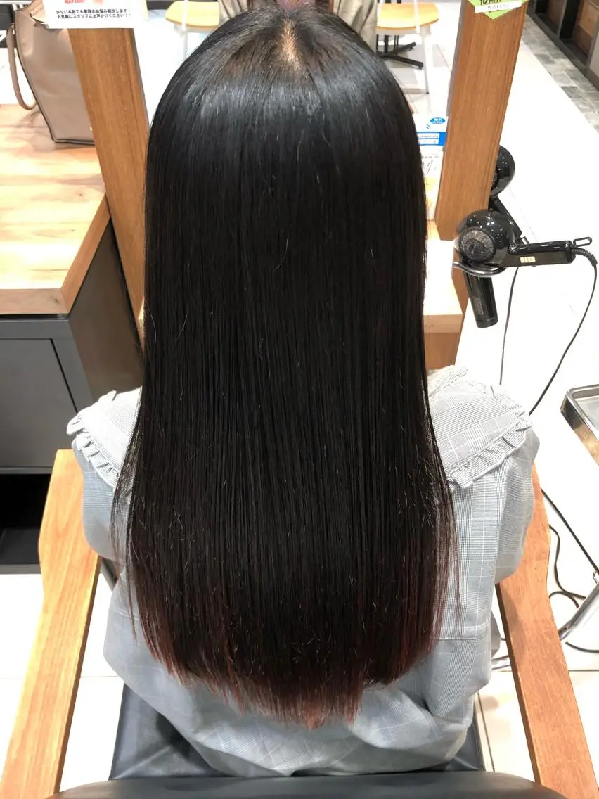 ロング パーマ くせ毛 縮毛矯正 ストレートパーマ ディレクター ノナカのヘアスタイル