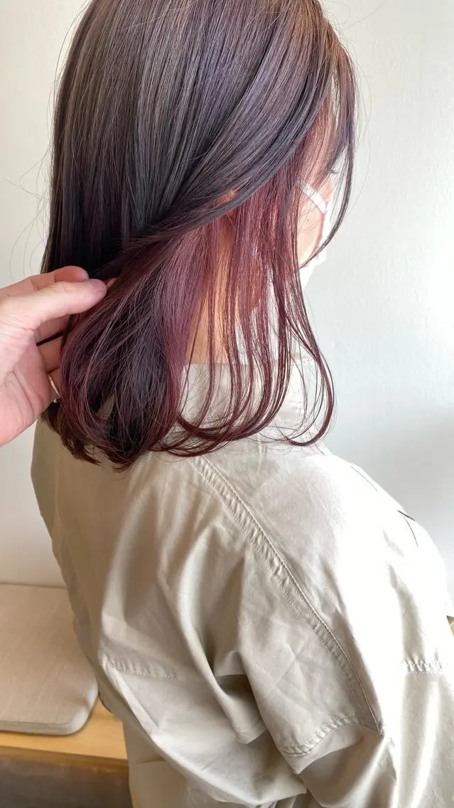 ミディアム ピンクラベンダー 樋口 雄稀のヘアスタイル