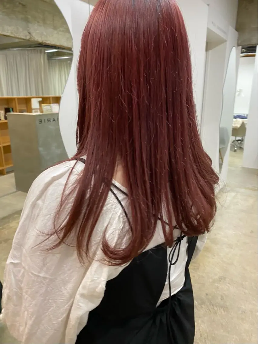 ロング カラー シミズ アスカのヘアスタイル