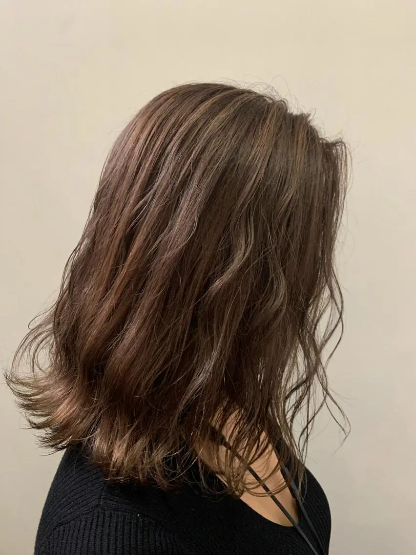 ミディアム カット ヘアカラー トリートメント ヘッドスパ ヘアセット 大宮/山口 竣也のヘアスタイル
