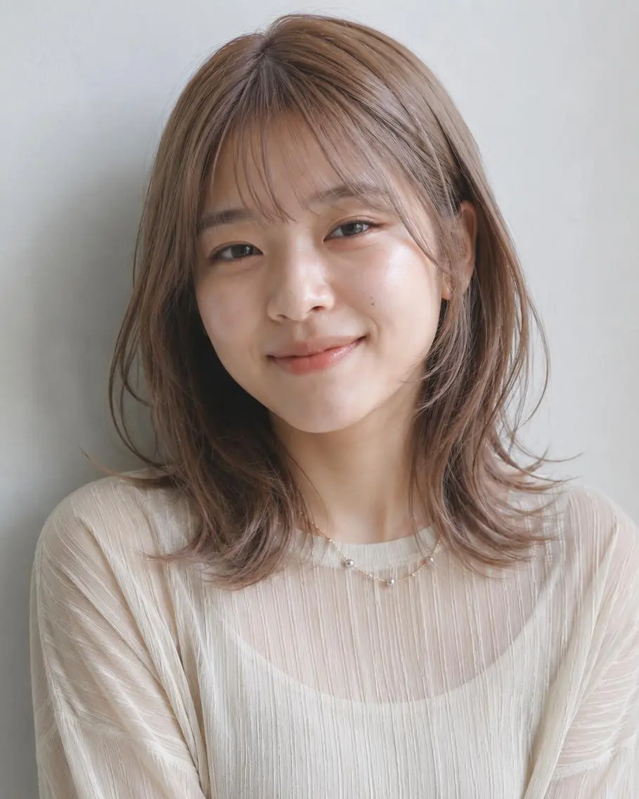 ミディアム カラーモデル募集☆ 山村梨香のヘアスタイル