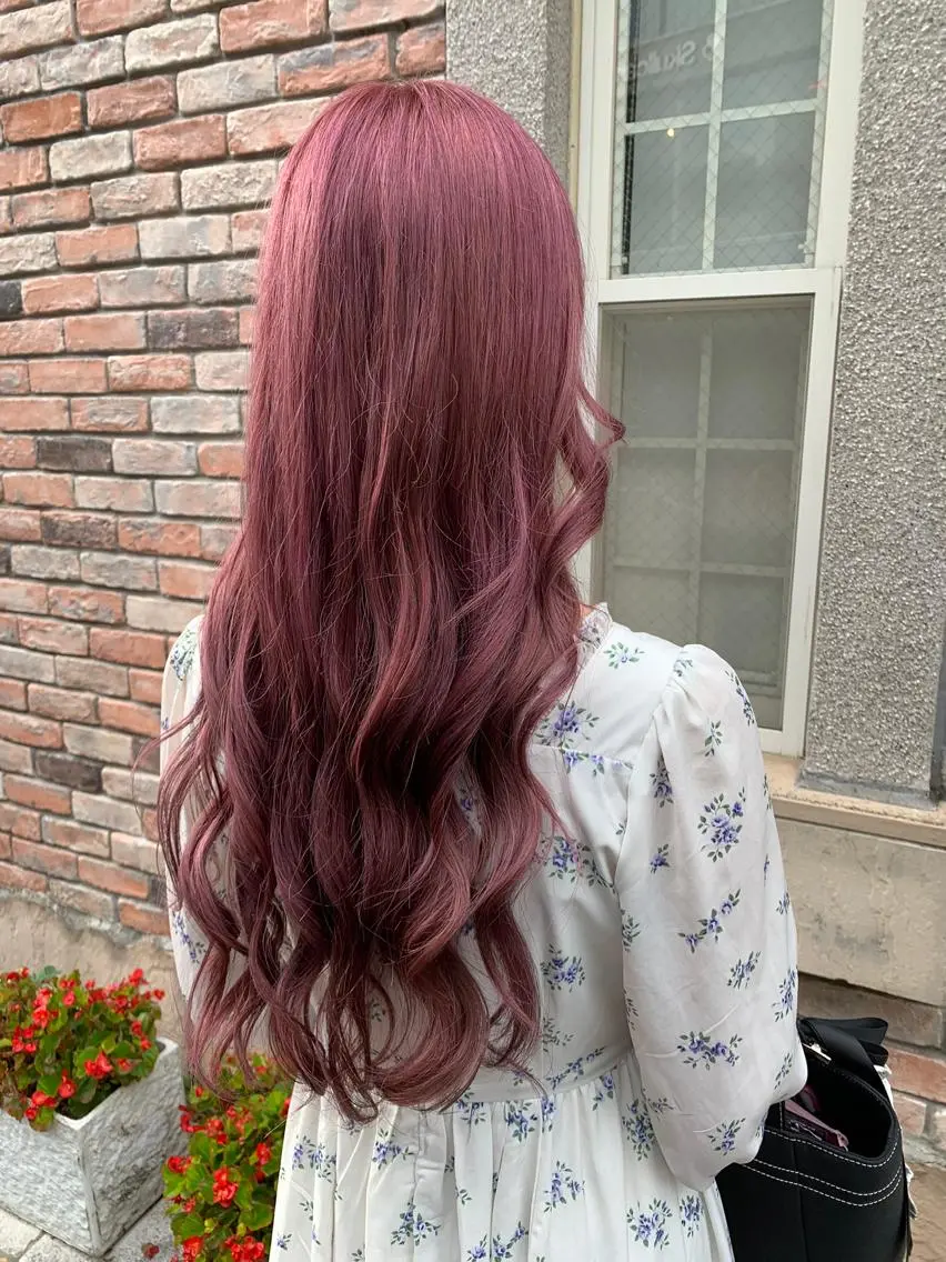 ロング カラー ヘアアレンジ ヘアカラー トリートメント ヘアセット 💕ブリーチ/ヘアメ 🎀YUUKAのヘアスタイル