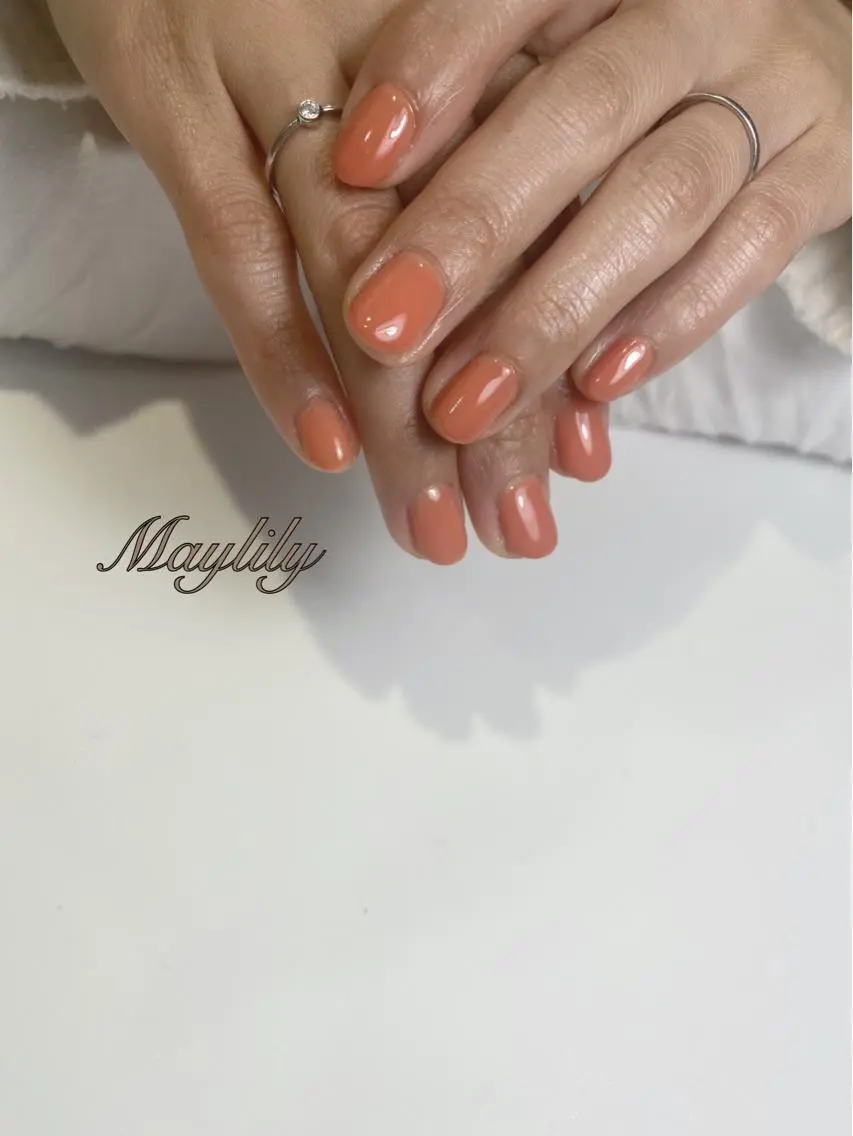 ネイル ワンカラーネイル Nail salon Maylilyのネイルデザイン