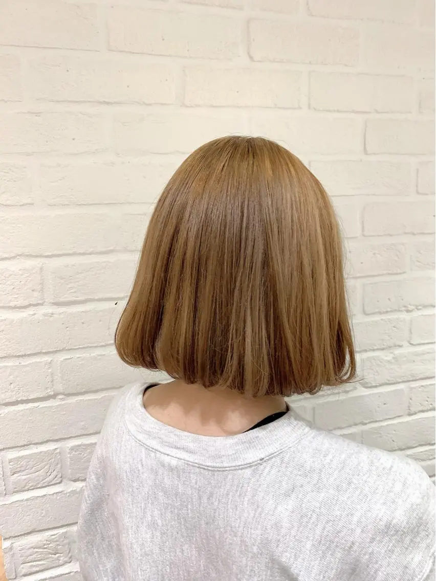 ショート カラー ベージュカラー カット ヘアカラー トリートメント 💛丁寧さNo.🥇 🧸片山智裕💛のヘアスタイル