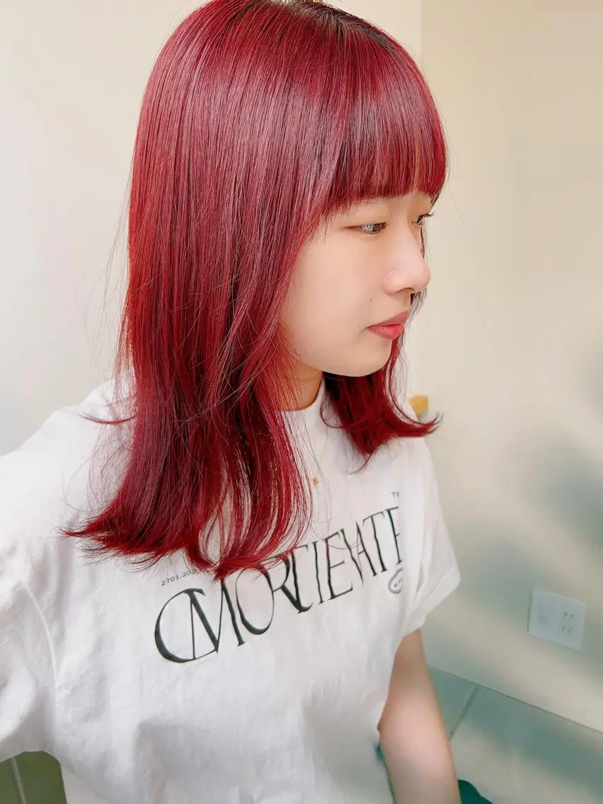 ミディアム カラー ヘアアレンジ カット ヘアカラー トリートメント 【代表】 たき〜のヘアスタイル