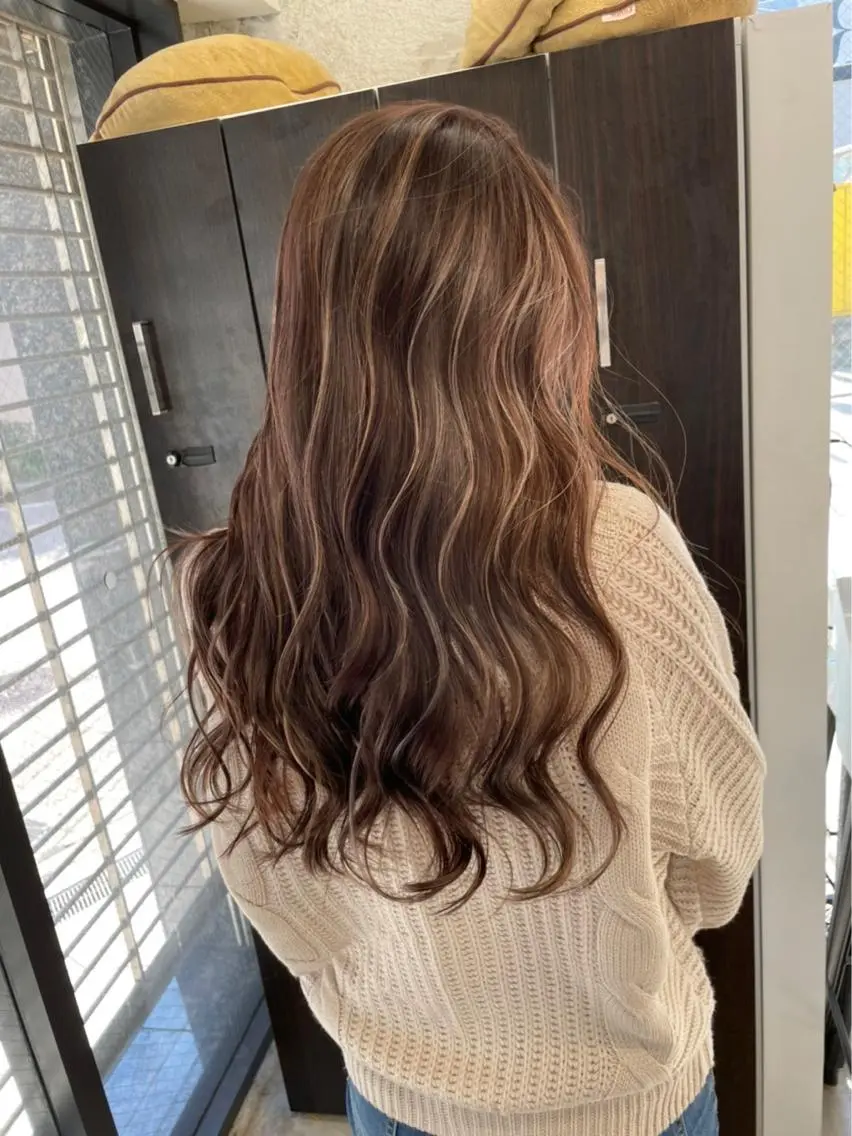 ロング カラー ヘアアレンジ 💕 manaka🌺のヘアスタイル