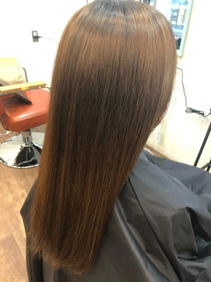ロング 縮毛矯正 脇谷 拓弥のヘアスタイル