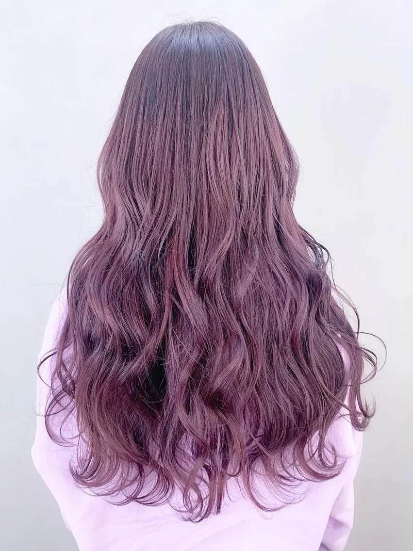 セミロング カラー ラベンダーカラー ピンクカラー ピンクラベンダー カット ヘアカラー トリートメント ITbyALBUM 浦和店のヘアスタイル