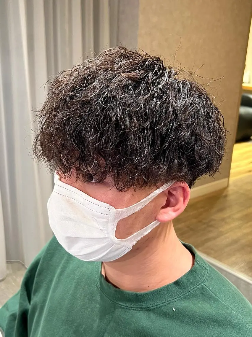 ショート パーマ メンズ メンズパーマ職人 加藤 弘貴のヘアスタイル