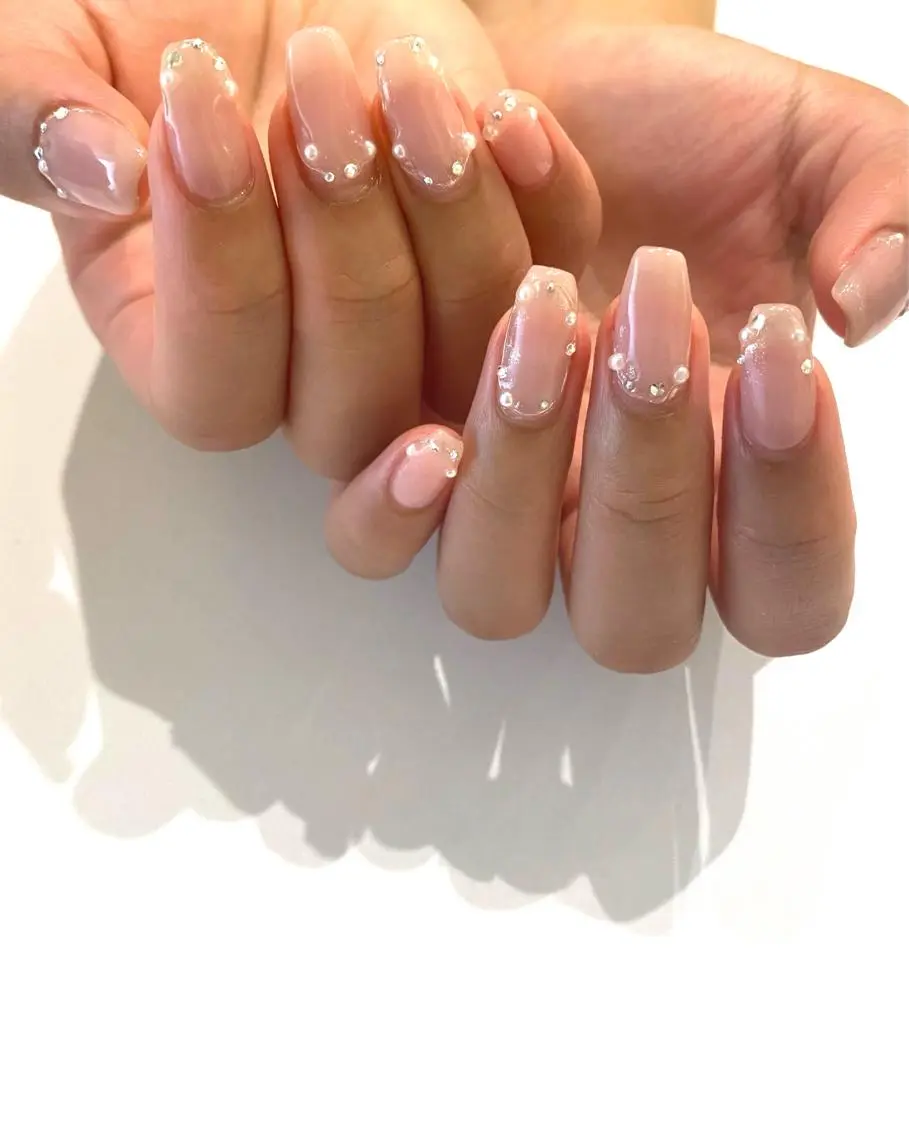 ネイル ブライダルネイル ハンドネイル Ann nailのネイルデザイン