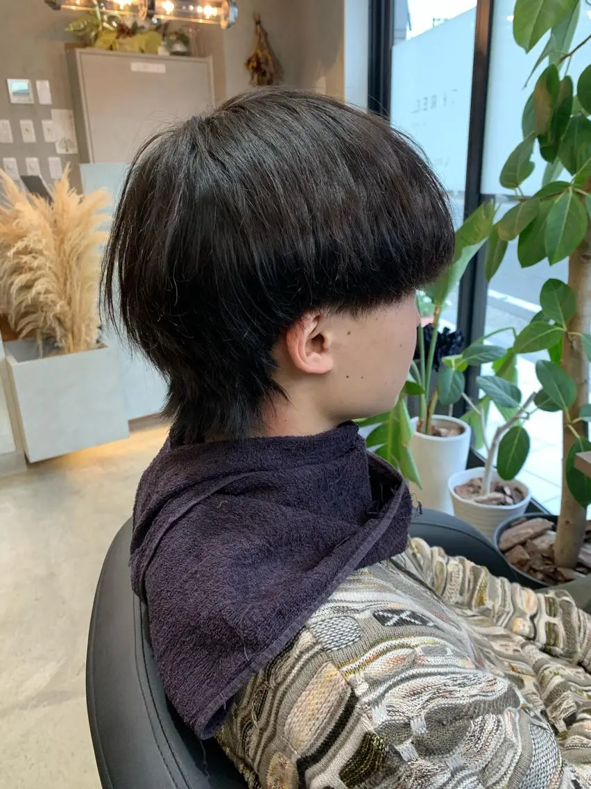 メンズ ヘアカラー トリートメント Haru/THREE …by velvetのヘアスタイル