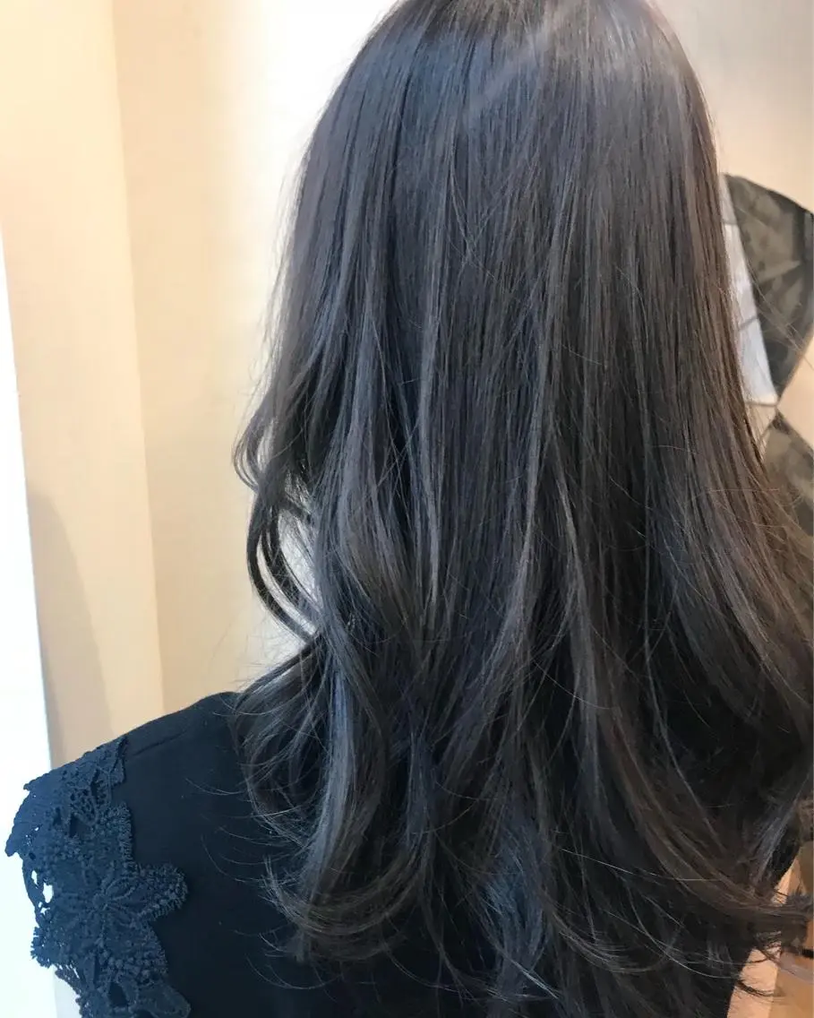 ロング カラー グレージュ ハイライトカラー ハイライト TOWA 野村　コウダイのヘアスタイル