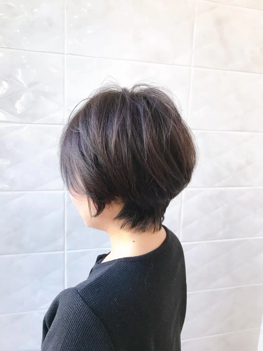 ショート カラー カット ヘアカラー トリートメント 💗大人艶×髪質改善 カラー💗AYAKIのヘアスタイル