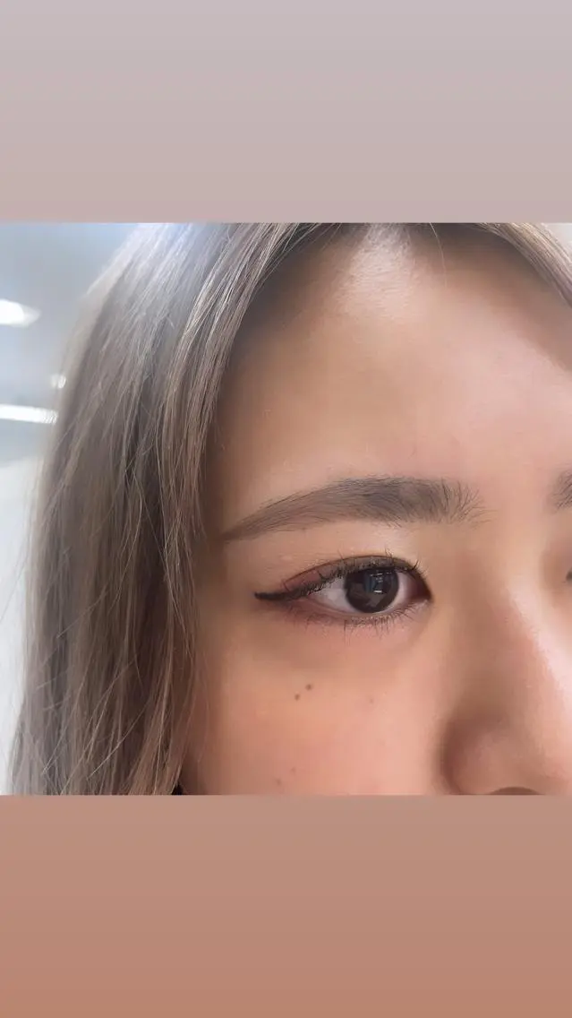 アイブロウ 🫧ecarg川崎 shuri🫧のマツエク・マツパデザイン