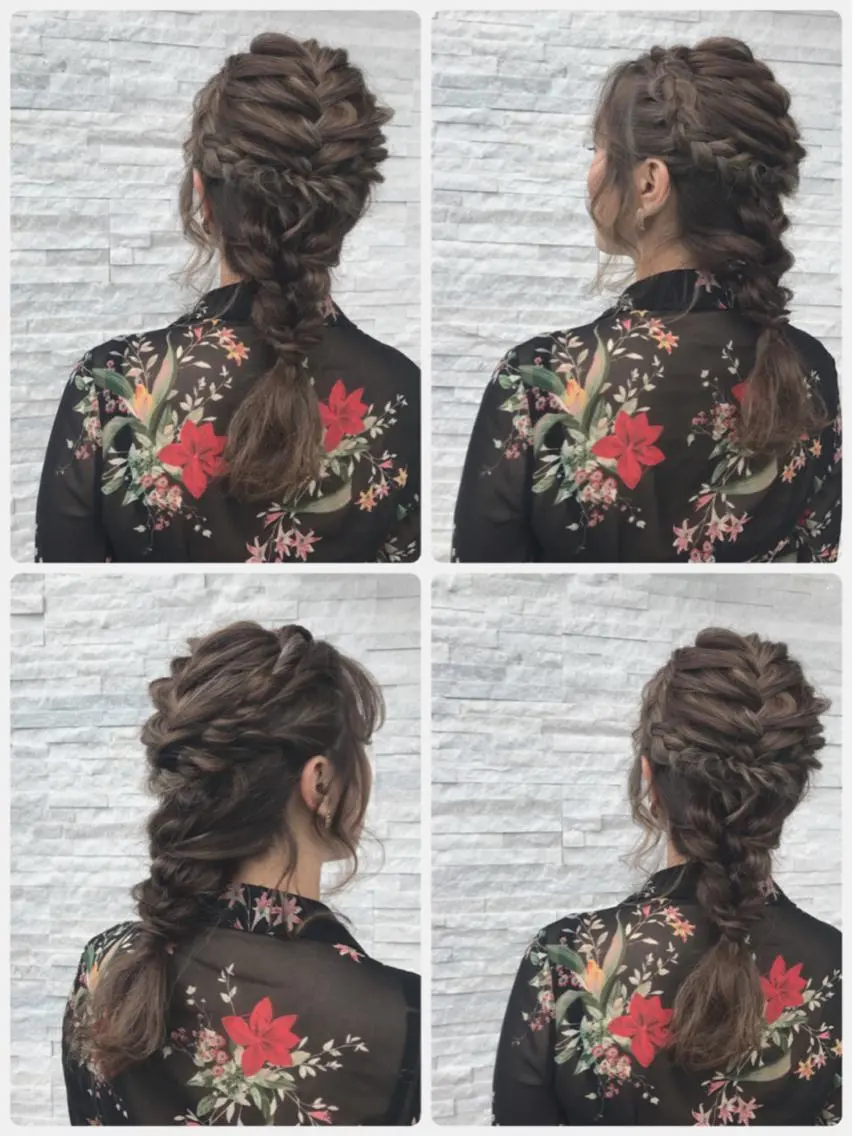 セミロング カラー パーマ ヘアアレンジ メンズ 豊橋美容院 ソンリエのヘアスタイル