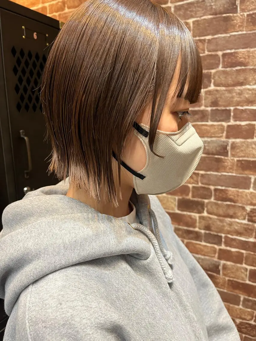 ショート カラー パーマ ヘアアレンジ メンズ キッズ ネイル マツエク・マツパ アイブロウ メンズブリーチ メンズハイライト メンズインナーカラー メンズ韓国風 ブリーチ 久木原 ゆりのヘアスタイル