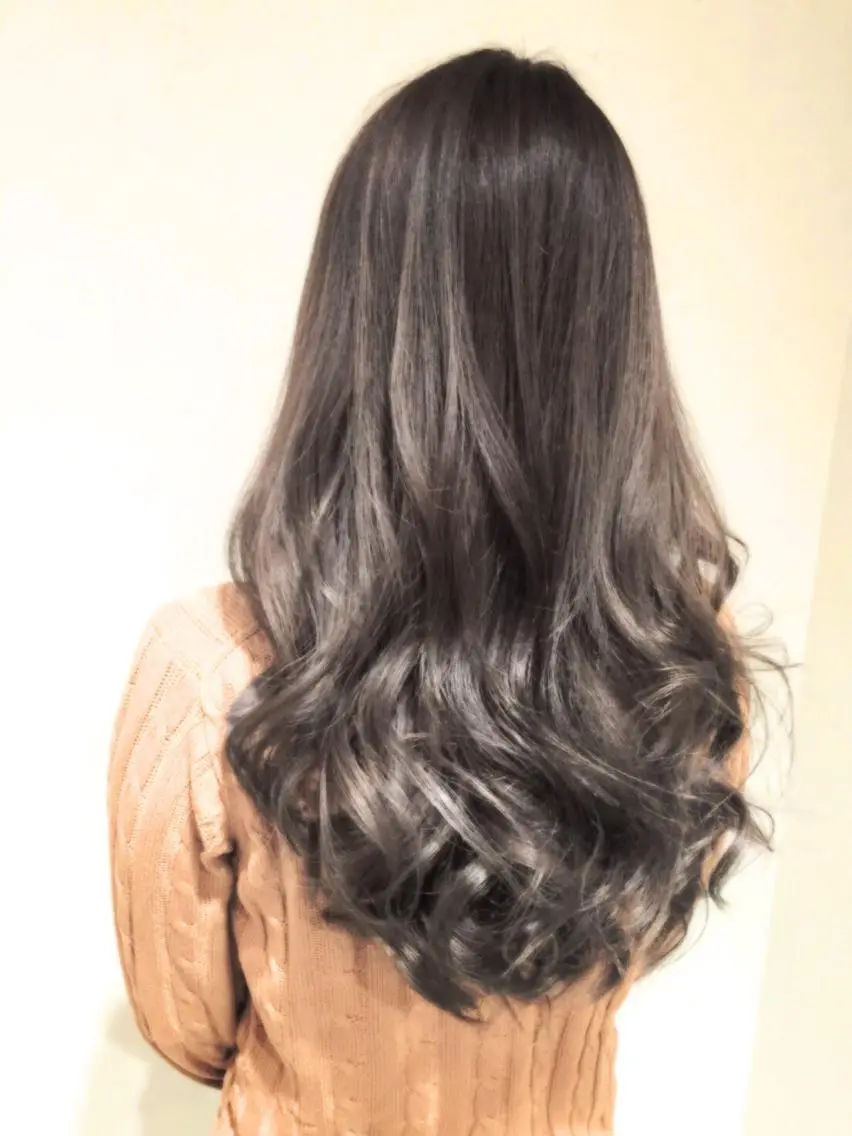 セミロング カラー パーマ ヘアアレンジ グラデーションカラー グレージュ ミルクティーグレージュ ヘアカラー バレイヤージュ/ 髪質改善/渡邉悟🌱のヘアスタイル