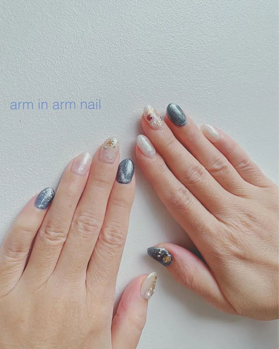 ネイル arm in arm ︎✿Yamamotoのマツエク・マツパデザイン