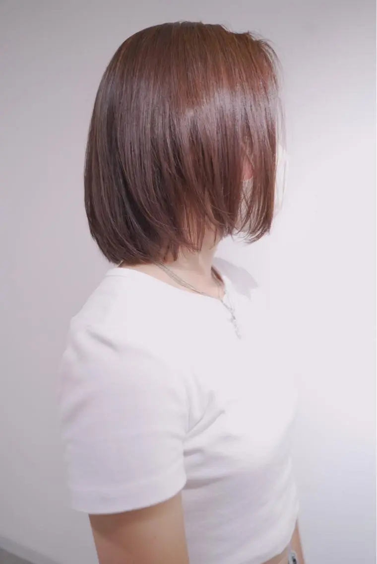 ショート カラー ブリーチ ブリーチなしカラー 清水 亮太／赤み消しカラーのヘアスタイル