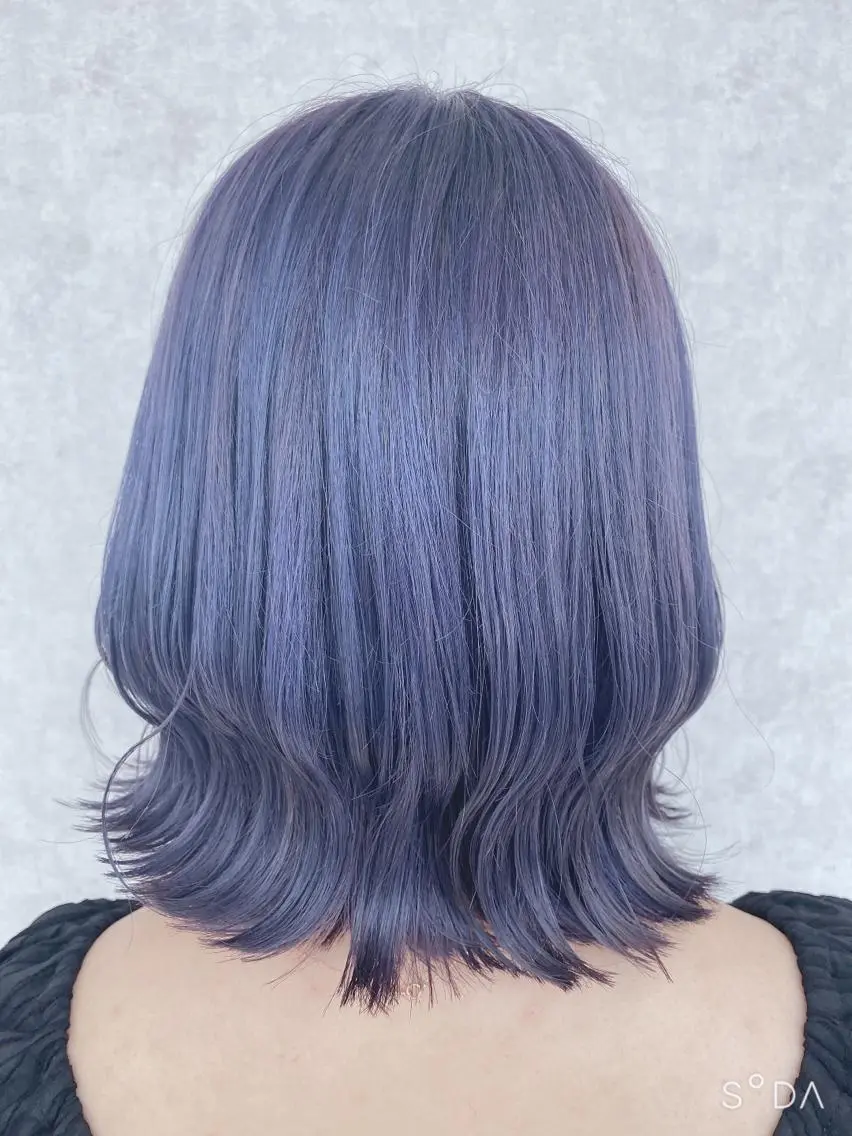 ミディアム カラー カット ヘアカラー トリートメント 浦口友華 ♡  暖色系カラーのヘアスタイル