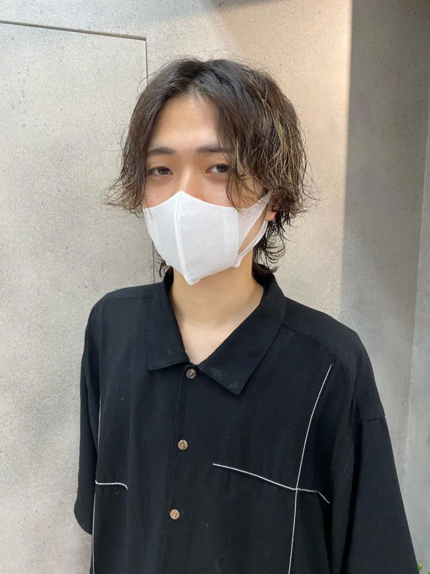 カラー メンズ 渋谷  中性ヘア あかりのヘアスタイル