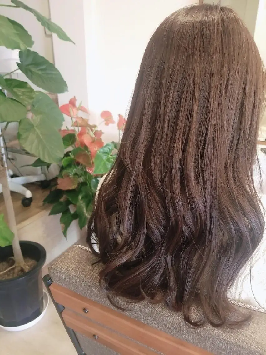 ロング カラー Coumi 女性専用美容室のヘアスタイル