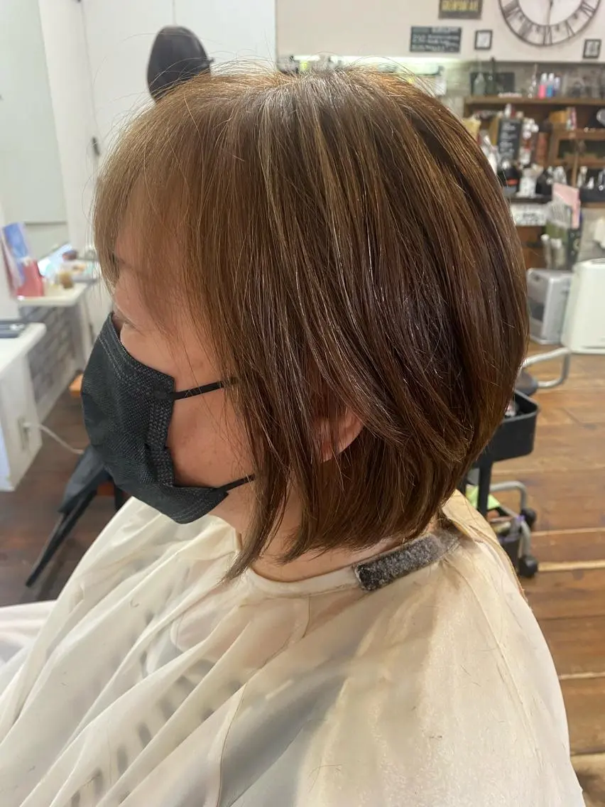 ショート ショートヘア 井手口 沙樹のヘアスタイル