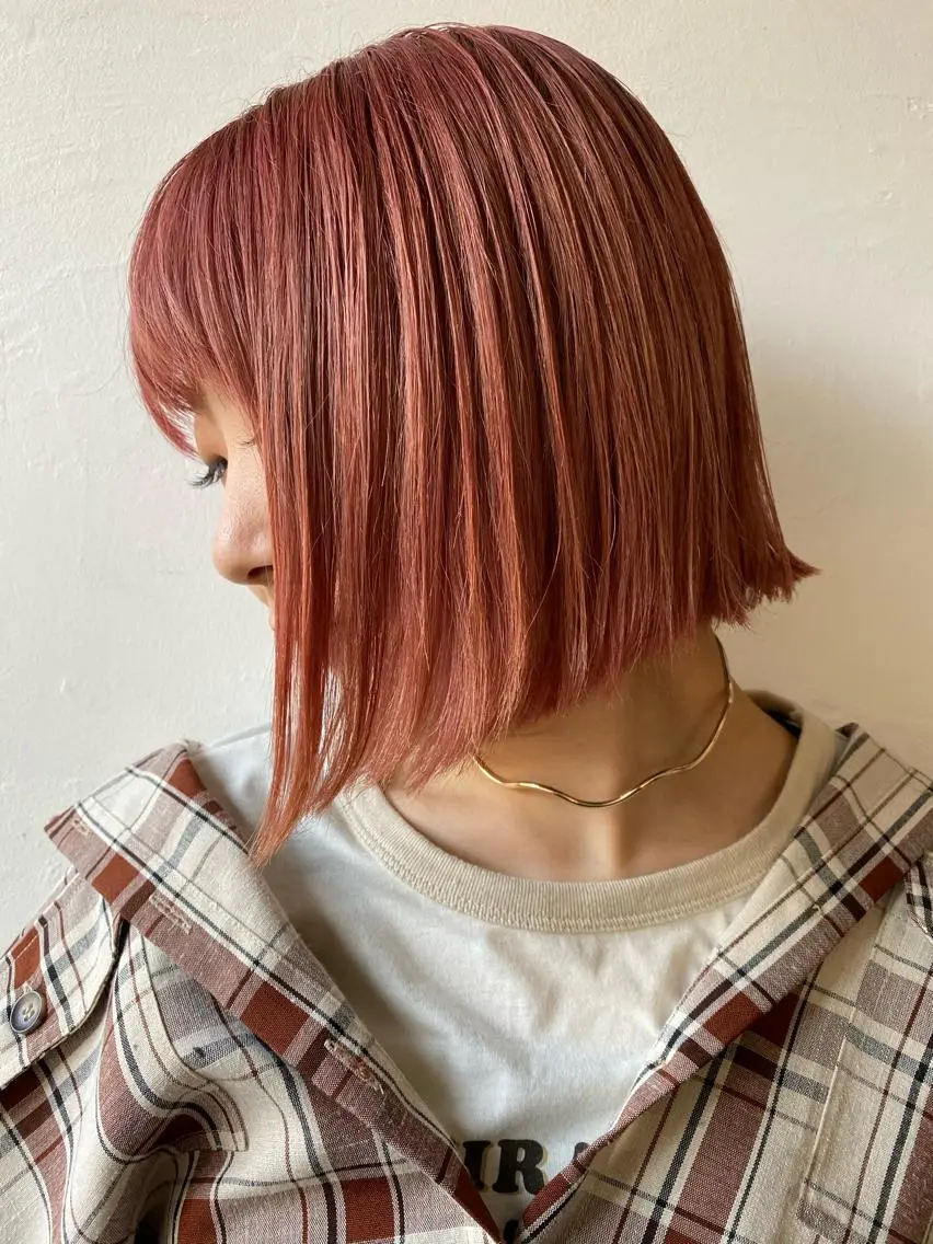 ミディアム 初めてでも失敗しない 透明感カラー　Miiのヘアスタイル