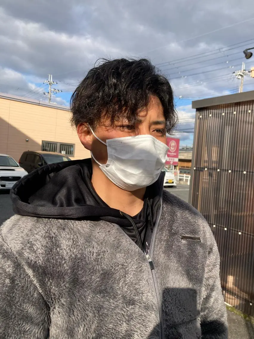 パーマ メンズ WEST✂︎AKI HIRO✂︎大和高田のヘアスタイル