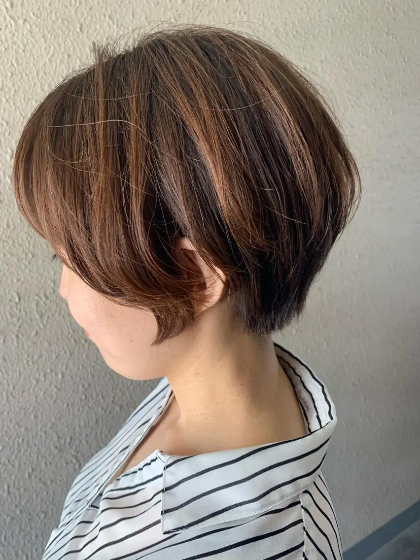 ショート ショートヘア サダハルカ |chouetteのヘアスタイル