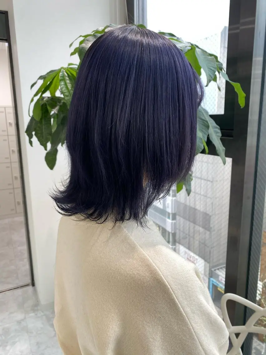 ミディアム カラー ヘアアレンジ 透明感カラー トリートメント ヘアカラー トリートメント ブリーチなしの達人 🌈KAITOのヘアスタイル
