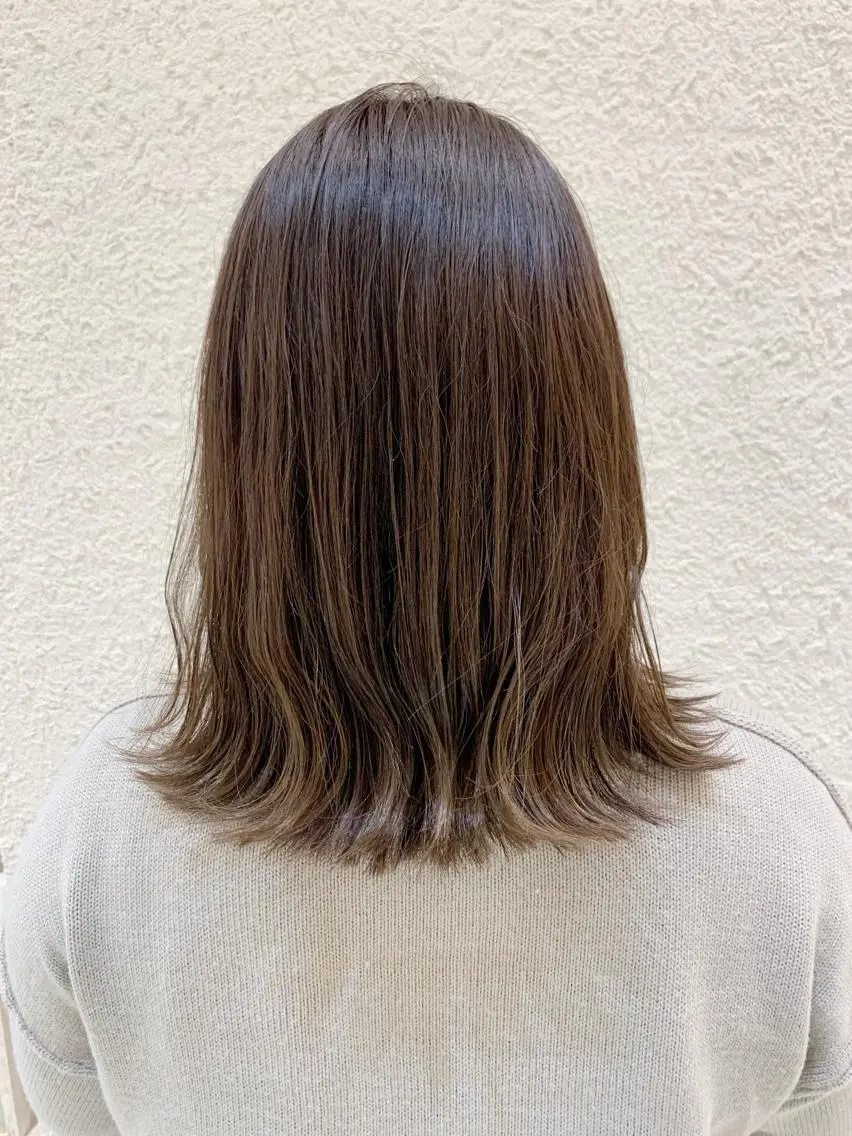 ミディアム カラー アッシュ ヘアカラー NYNY四條畷店 森 亮人のヘアスタイル
