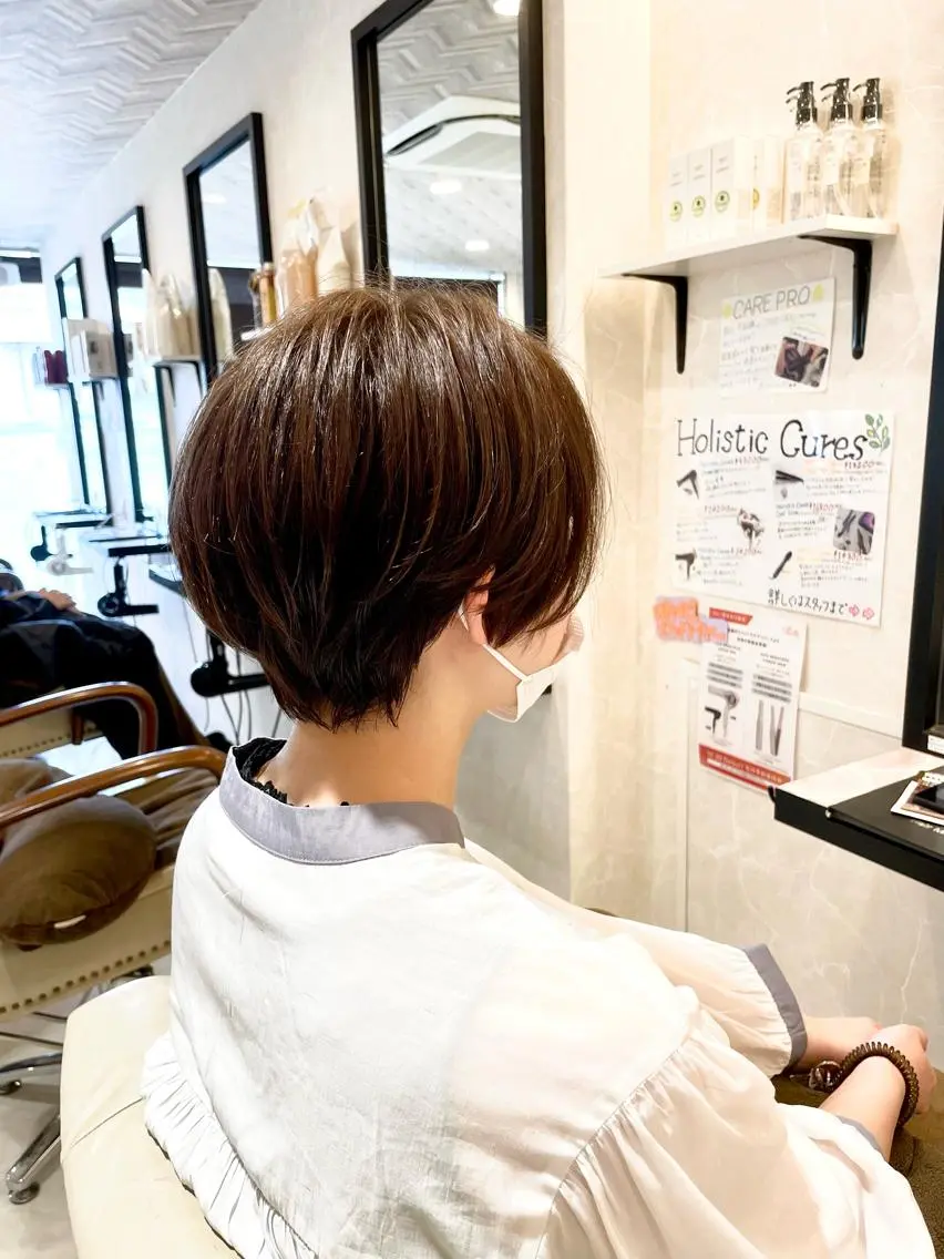 ショート カラー カット ヘアカラー トリートメント 本店店長☆ 前原海翔のヘアスタイル