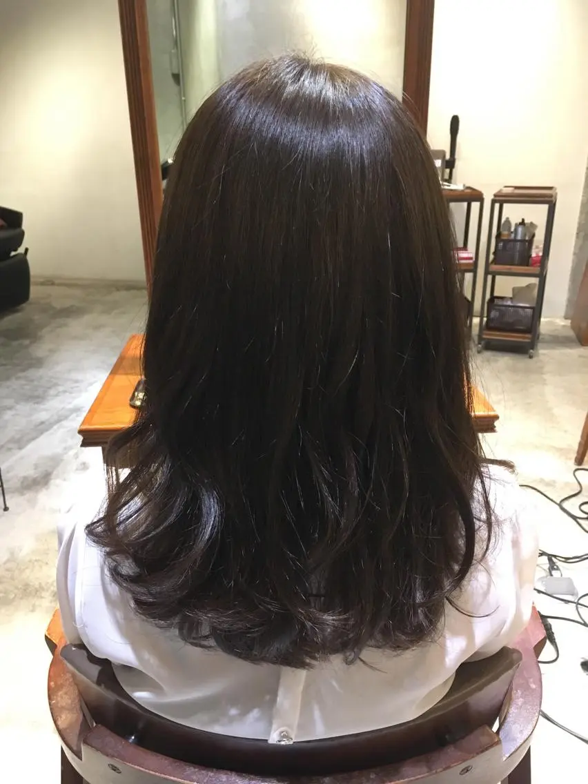 ロング カラー ヘアアレンジ ベージュカラー オリーブベージュ ツヤ美髪💐 髪質改善/高山愛来のヘアスタイル