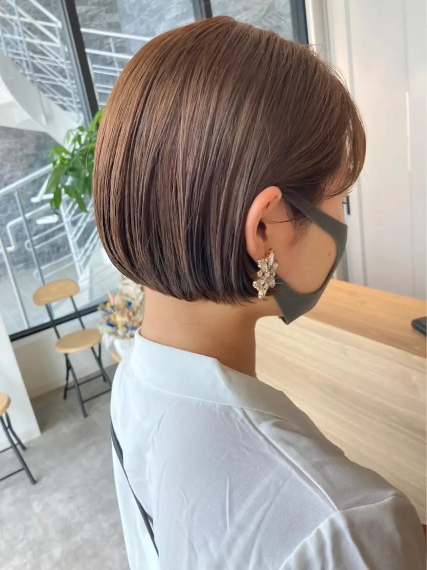ショート ボブ オスズ 🎀´-のヘアスタイル
