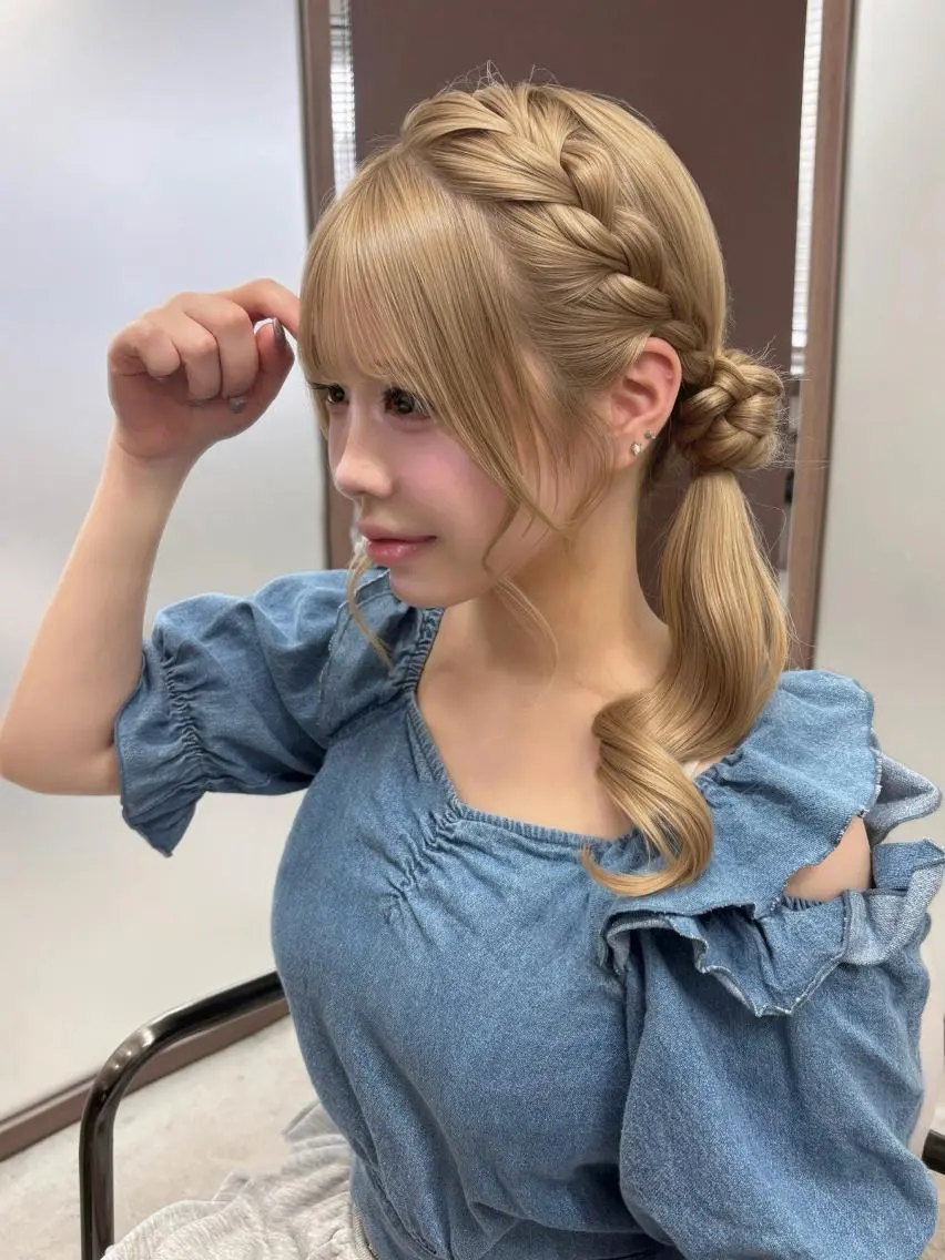 ヘアアレンジ ヘアセット 🎀ヘアセット/ 博多美容室ゆうあ🎀のヘアスタイル