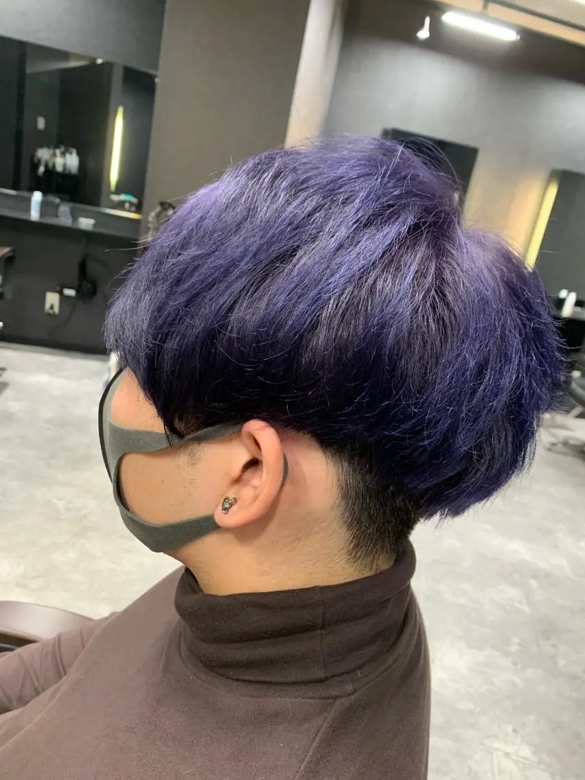 カラー メンズ カット ヘアカラー bateau よしきのヘアスタイル