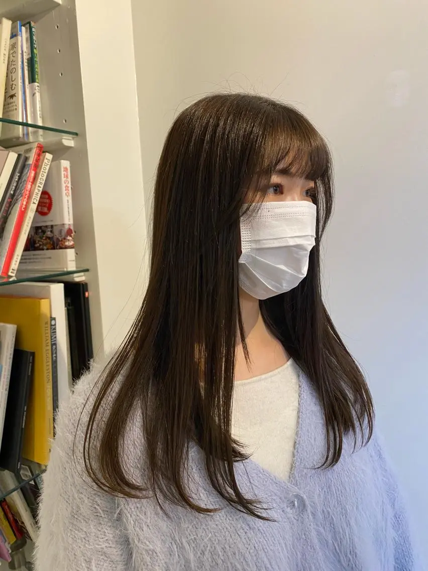 ロング 田口 樹理のヘアスタイル