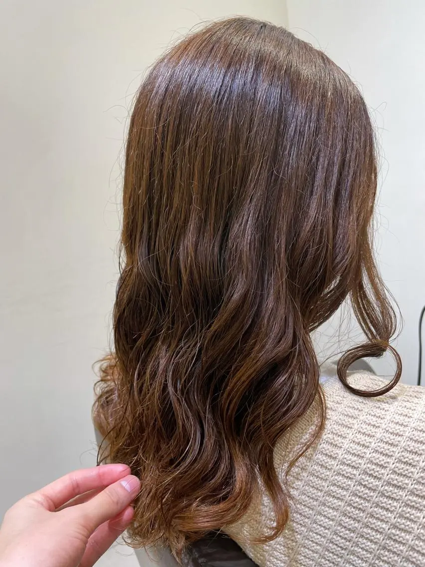 ロング パーマ デジタルパーマ ARMONY秋山輝也 コテ巻き風パーマ特化のヘアスタイル