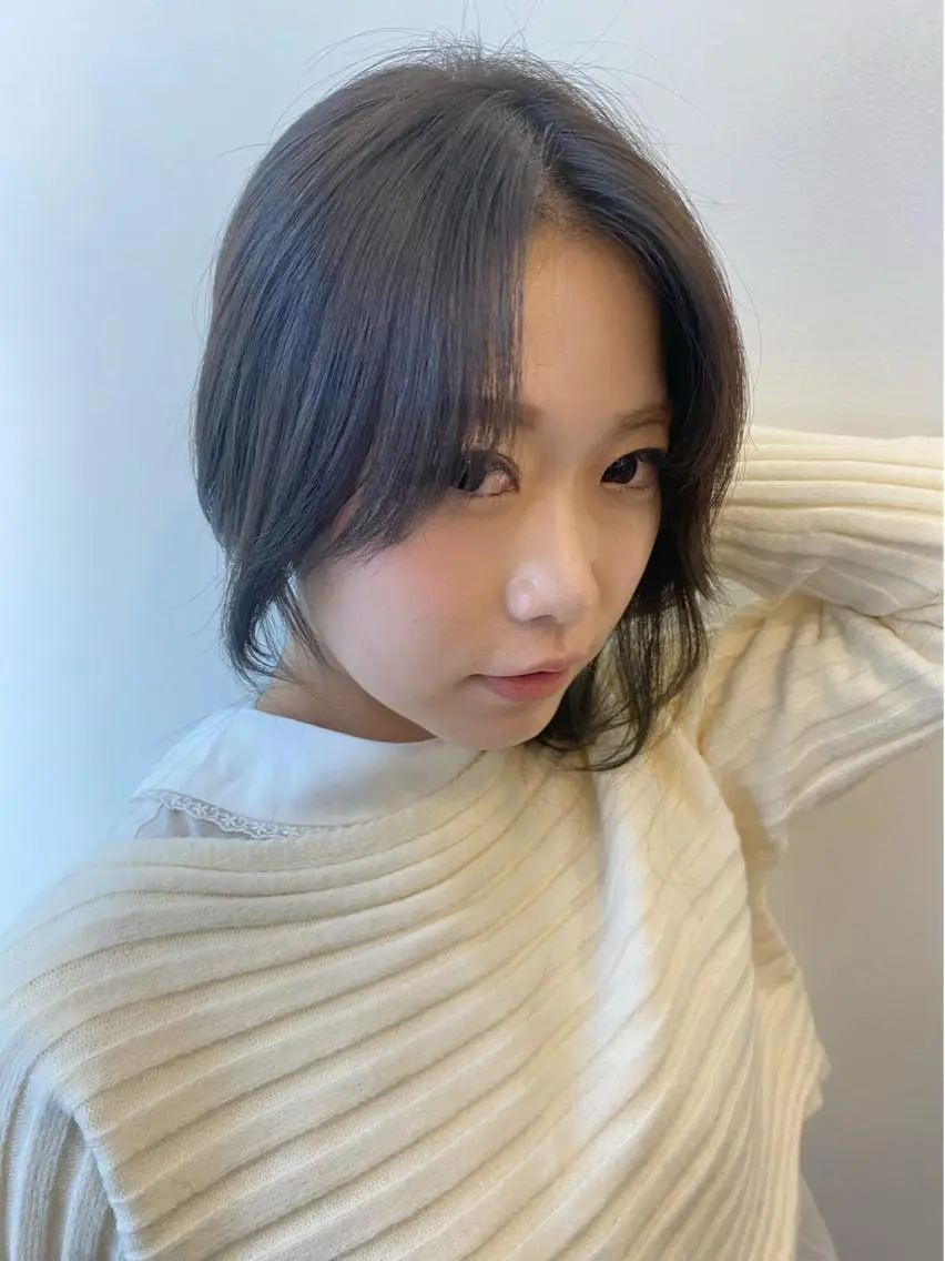 セミロング 隅野 恭生のヘアスタイル